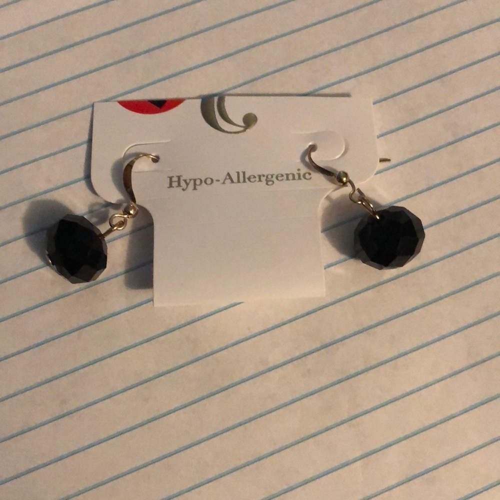 Black earrings